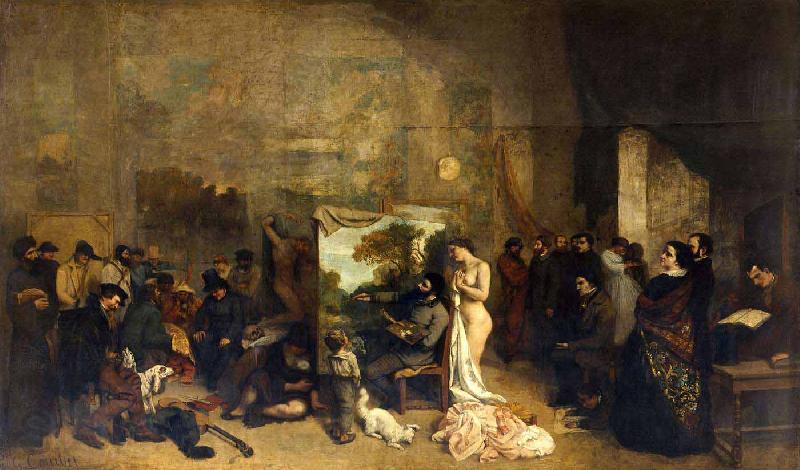 Gustave Courbet The Artists Studio